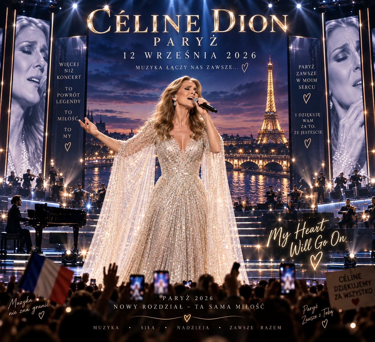 CÉLINE DION WRÓCIŁA! PARYŻ BYŁ ŚWIADKIEM HISTORYCZNEJ NOCY!